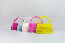 Load image into Gallery viewer, Sherry Small Beaded Top Handle Bag in Orchid