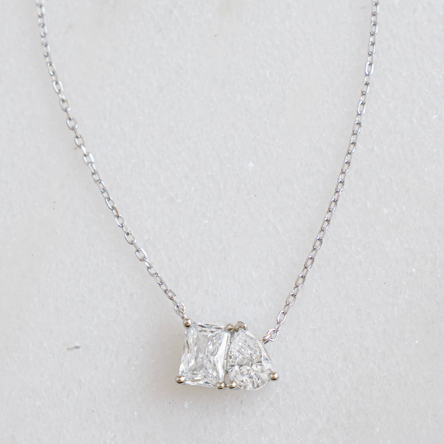 Toi et Moi Necklace: Gold