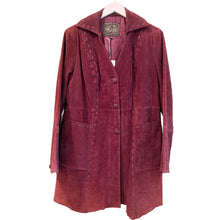 Load image into Gallery viewer, Purple Suede Jacket, 90’s, 42” Bust