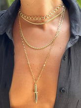 Load image into Gallery viewer, One in A Million Silver Choker Necklace: 15" / Gold Filled