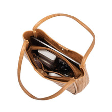 Load image into Gallery viewer, Mischa Tan Medium Recycled Vegan Tote Bag