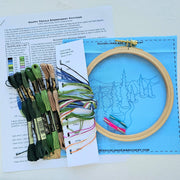"Happy Trails" Landscape Embroidery Kit
