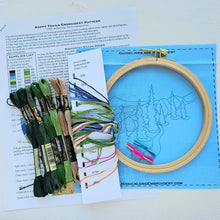 Load image into Gallery viewer, "Happy Trails" Landscape Embroidery Kit