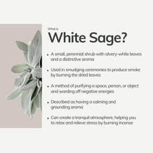 Load image into Gallery viewer, White Sage Hand-rolled Incense Stick