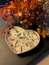 Load image into Gallery viewer, Starry Mushrooms Ceramic Heart Dish