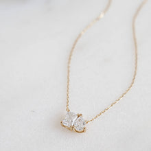Load image into Gallery viewer, Toi et Moi Necklace: Gold