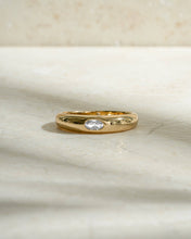 Load image into Gallery viewer, CZ Dome Ring: Gold / 7