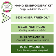 Blissful Blooms Beginner Embroidery Kit