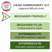 Load image into Gallery viewer, Blissful Blooms Beginner Embroidery Kit