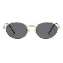 Load image into Gallery viewer, Blake Polarized Sunglasses: Black/Gold