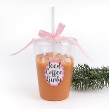 Load image into Gallery viewer, Iced Coffee Boxed Glass Ornament