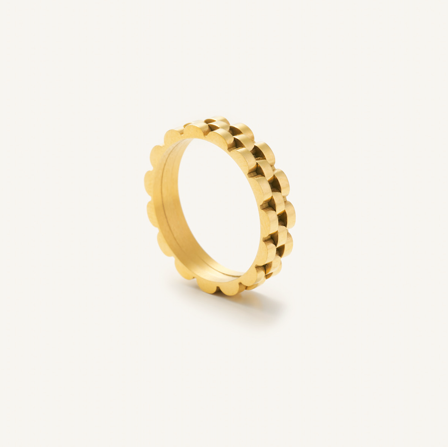 Cameron Gold Ring: 9