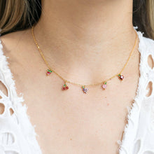 Load image into Gallery viewer, Fruit Basket Choker: Silver