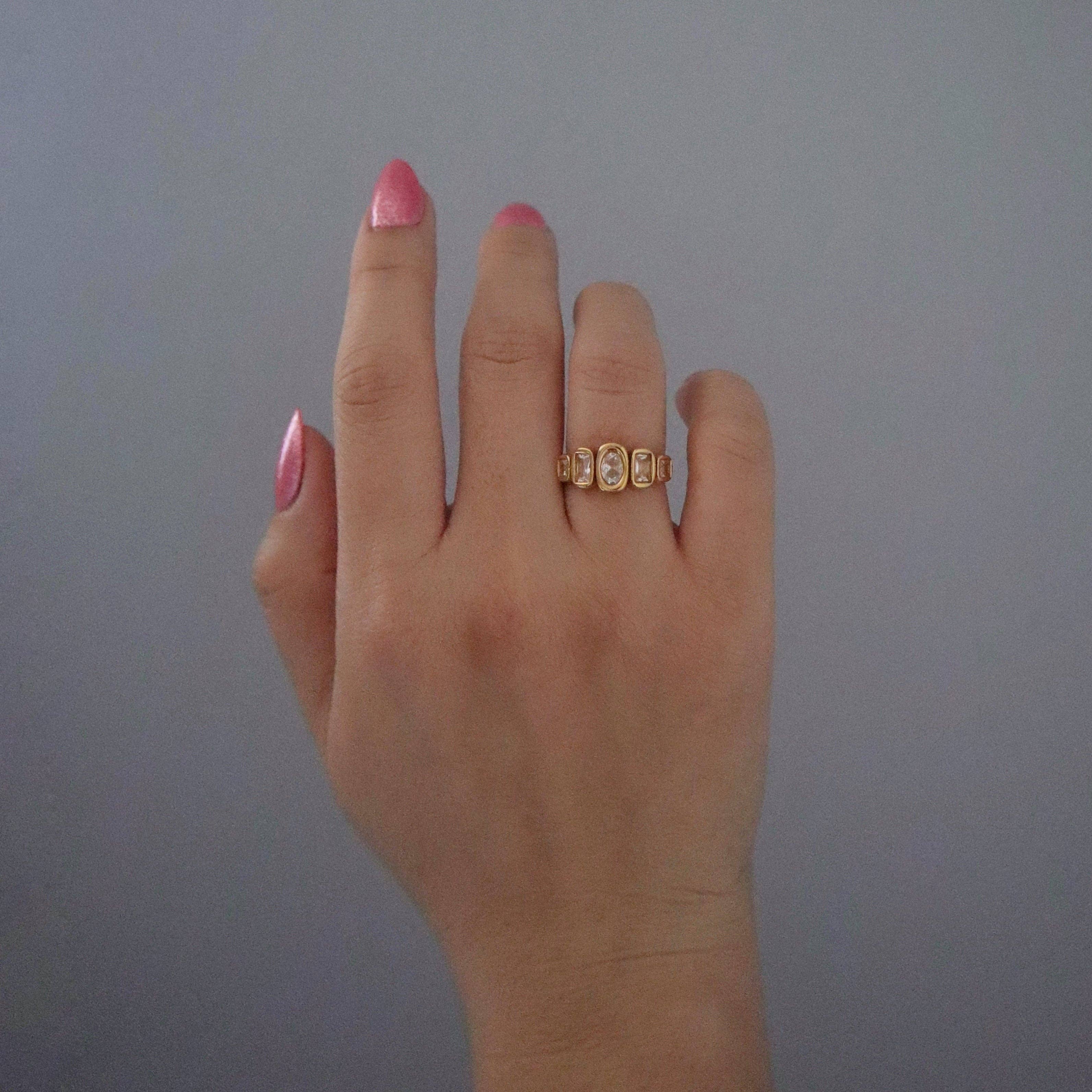 Janelle Ring | Everyday Gold Ring: 7