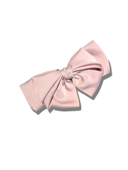 Handmade Satin Bow Hair Clip | Holiday Accessories: Red