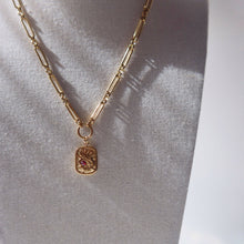 Load image into Gallery viewer, Rosette Paperclip Necklace