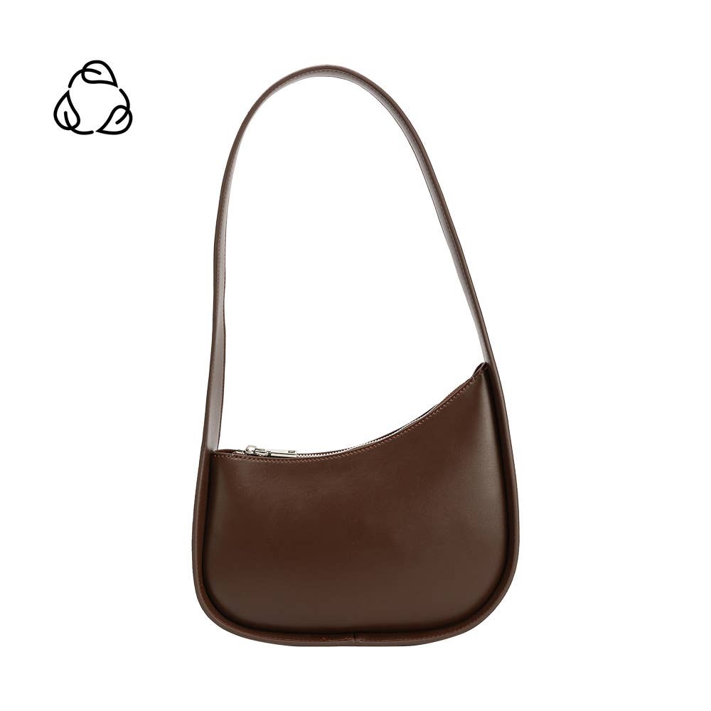 Willow Espresso Recycled Vegan Shoulder Bag Pre-Order 10/30