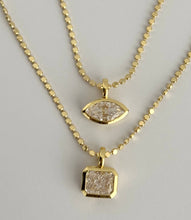 Load image into Gallery viewer, Dia Necklace : Marquise