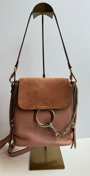 Chloé Faye Leather Backpack (Krystal F.)