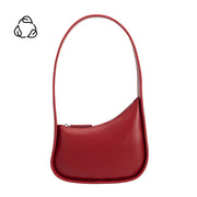 Willow Red Recycled Vegan Shoulder Bag