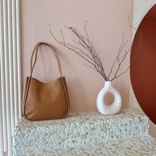 Load image into Gallery viewer, Mischa Tan Medium Recycled Vegan Tote Bag