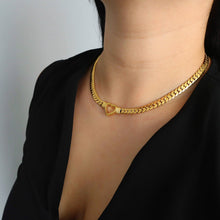 Load image into Gallery viewer, Heart Choker | Chunky Statement Necklace