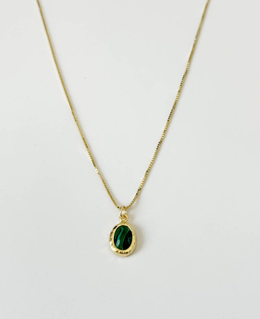 Love Stoned Necklace: Blue