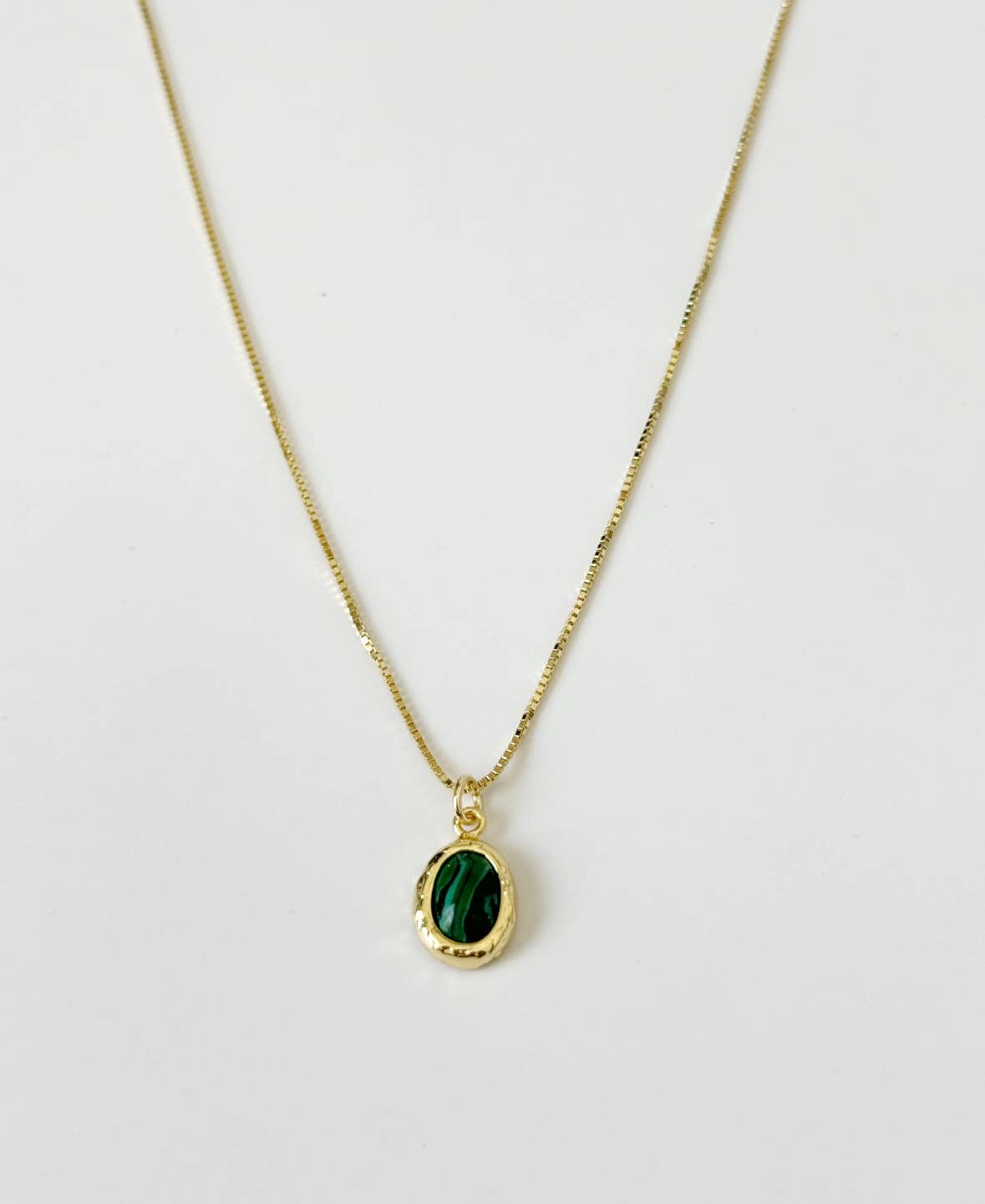Love Stoned Necklace: Green