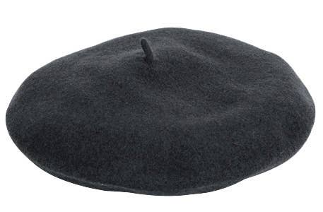 Wool 7120 Hat Beret Winter: Black