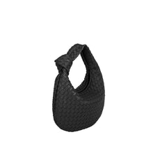 Load image into Gallery viewer, Drew Small Black Recycled Vegan Top Handle Bag