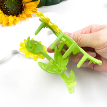 Load image into Gallery viewer, Sunflower flower style hair claw clip: Pink