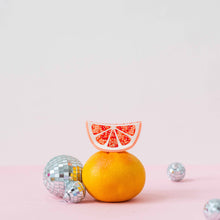 Load image into Gallery viewer, Large Grapefruit Slice Hair Claw Clip