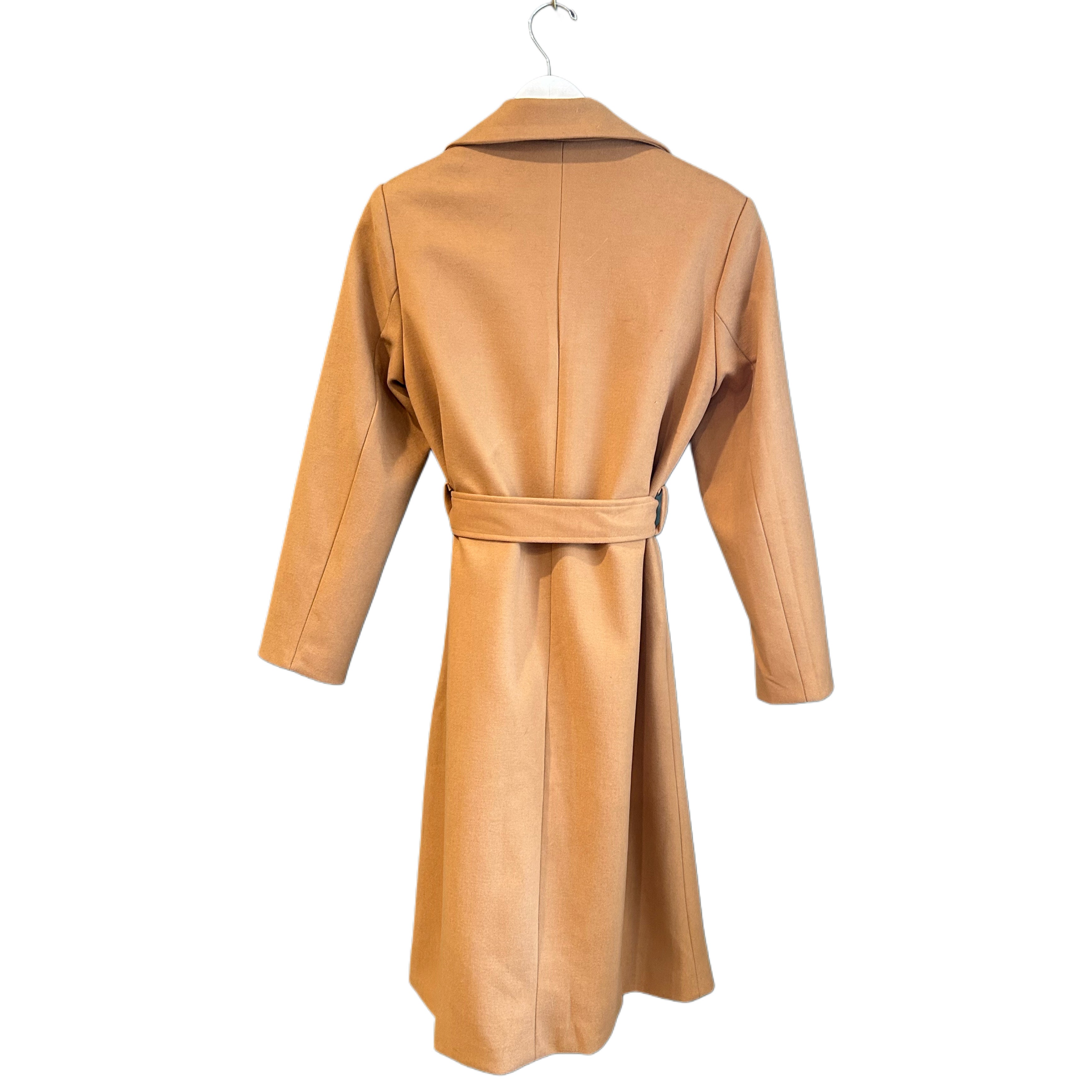 Beige Wrap Coat, 36" Bust