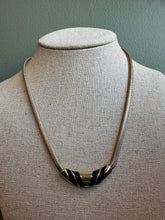 Load image into Gallery viewer, Gold and Black Necklace