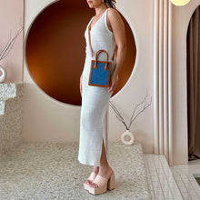 Load image into Gallery viewer, Roberta Straw Small Tote Bag