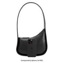 Load image into Gallery viewer, Willow Black Recycled Vegan Shoulder Bag