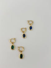 Load image into Gallery viewer, Piedritas Hoops: Blue