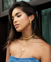 Josie Choker Necklace: Gold / 15mm