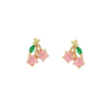 Load image into Gallery viewer, Cherry Studs: Silver
