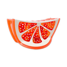 Load image into Gallery viewer, Large Grapefruit Slice Hair Claw Clip