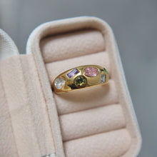 Load image into Gallery viewer, Mosaic Ring | Multicolor Gem Ring: 6