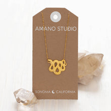Load image into Gallery viewer, Golden Serpent Necklace