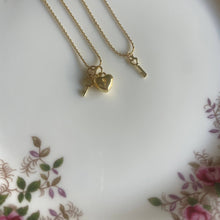 Load image into Gallery viewer, Key to My Heart Necklace: 20" Adjustable Chain