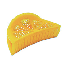 Load image into Gallery viewer, Large Lemon Slice Hair Claw Clip