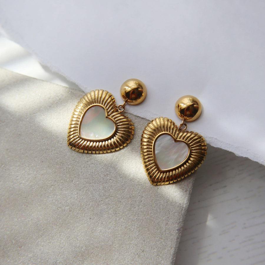 Tessa Heart Earrings