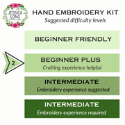 Summer Hummingbird Embroidery Kit