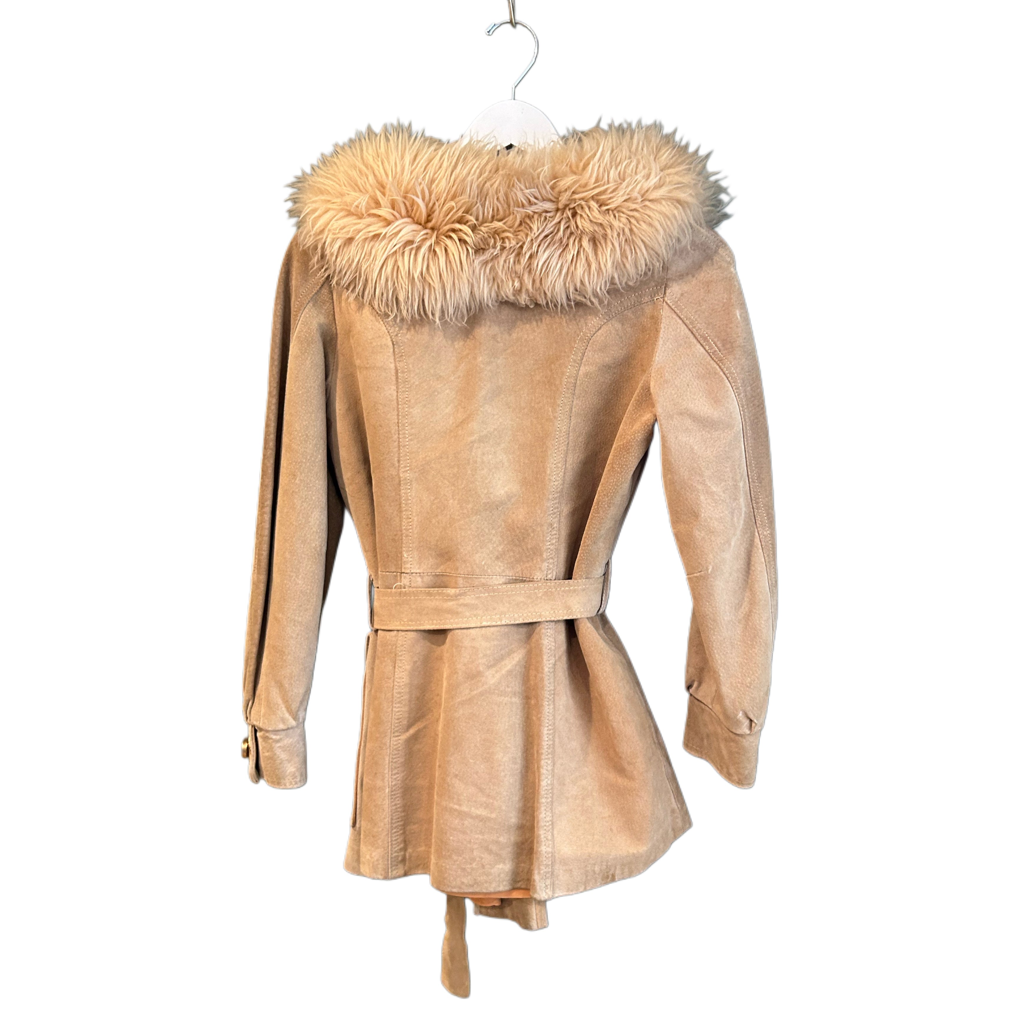 Beige Fur Jacket, 1970's, 38" Bust