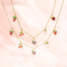 Load image into Gallery viewer, Fruit Basket Choker: Silver