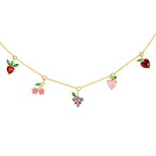 Load image into Gallery viewer, Fruit Basket Choker: Silver