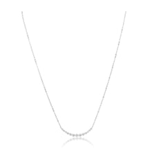 Load image into Gallery viewer, Imani CZ Necklace: Silver